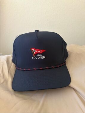 123rd U.S. Open Golf Embroidered Navy Rope Hat